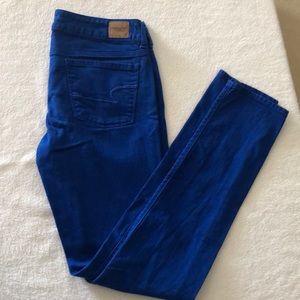 American Eagle Skinny jeans in Royal blue